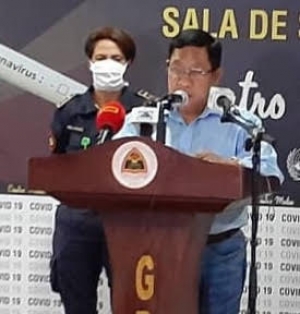 dr. sergio Lobo, Portavoz Sentru Integradu Jestaun Krize ko&#039;alia ba Jornalista sira iha Sala Situasaun, CCD (15/4)