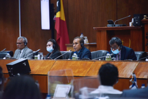 PM Taur Matan Ruak iha Plenaria PN durante debate Jeneralidade OJE 2021