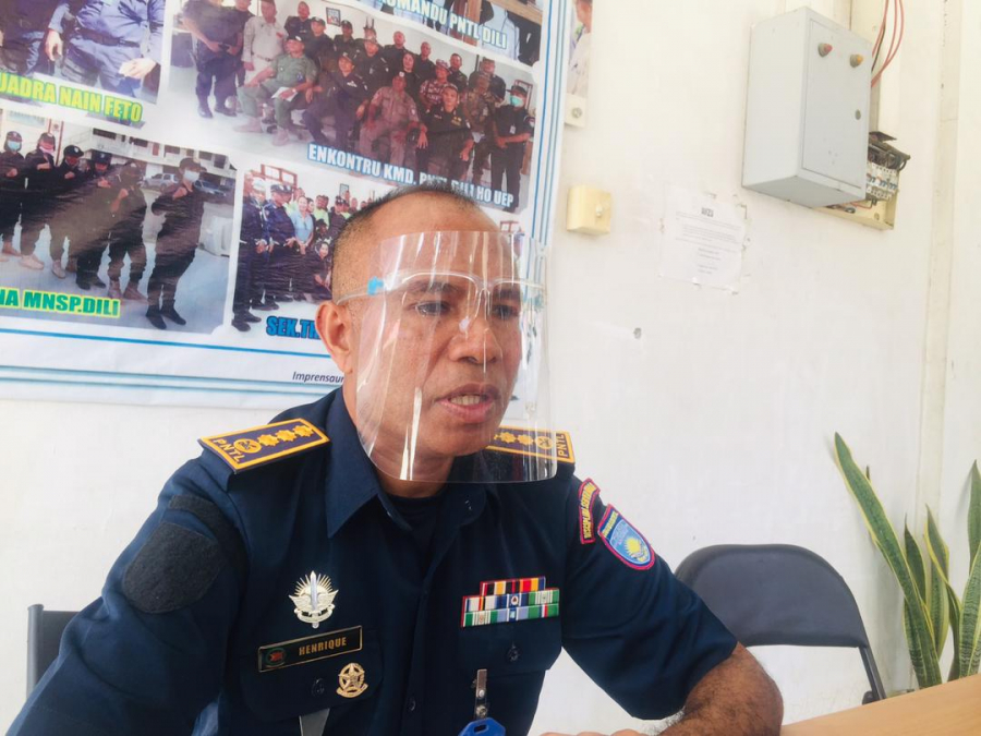 Komandante Polísia Nasionál Timor-Leste (PNTL) Munisípiu Dili, Superintendente Xefe Henrique da Costa.
