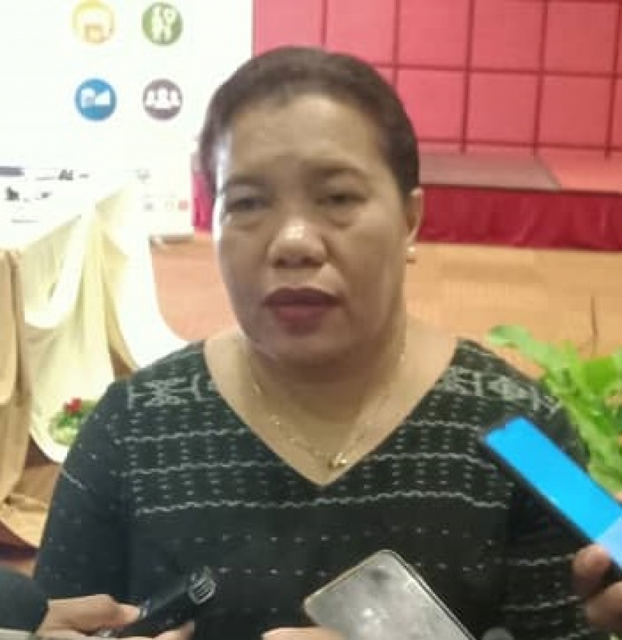 Sekretária Estadu Igualidade no Inkluzaun (SEII), Maria do Rosario Fatima Coreia.