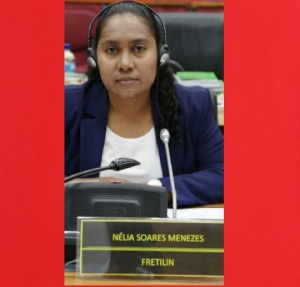 Deputada  FRETILIN Nelia Soares Menezes.